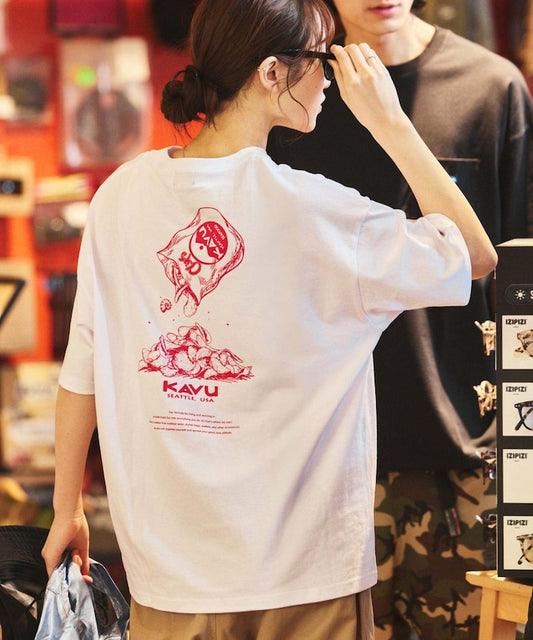 KAVU × FREAK'S STORE 聯名限定款 Chips 寬版短袖T恤上衣