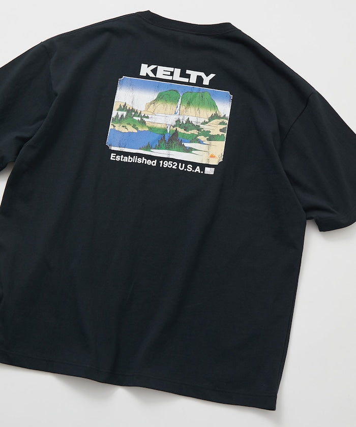 KELTY × FREAK'S STORE 聯名限定款 Japanese art back print 印花短袖T恤