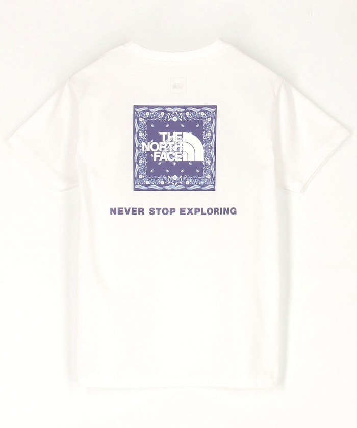 THE NORTH FACE Kids Short Sleeve Bandana Square Logo Tee 兒童印花短袖T恤