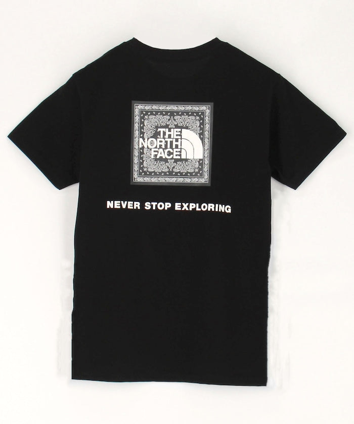 THE NORTH FACE Kids Short Sleeve Bandana Square Logo Tee 兒童印花短袖T恤