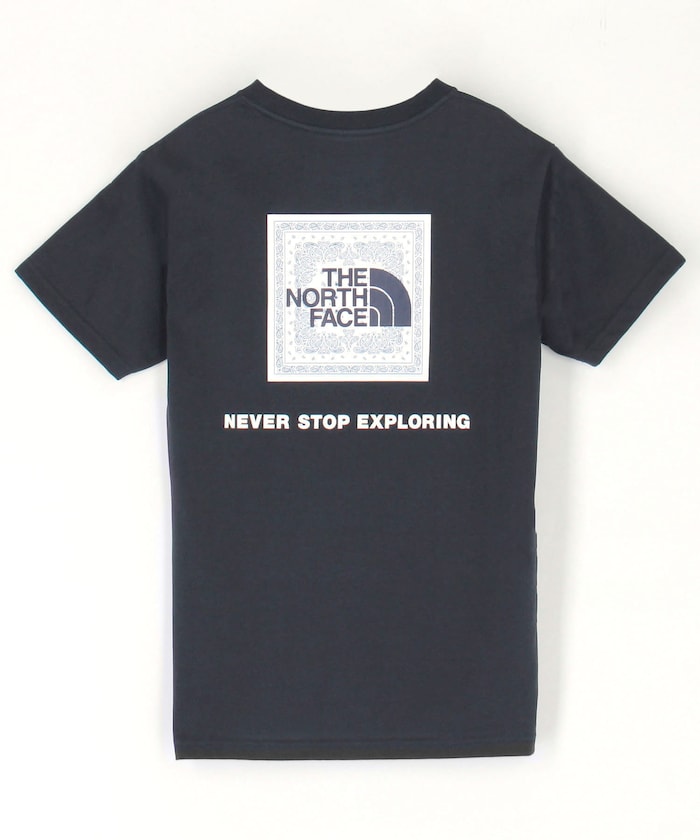 THE NORTH FACE Kids Short Sleeve Bandana Square Logo Tee 兒童印花短袖T恤