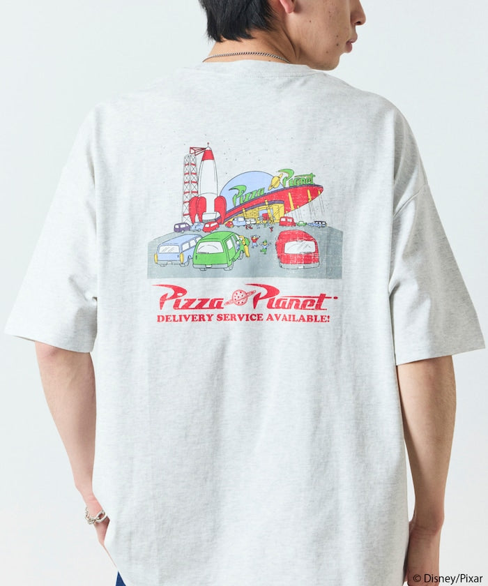 FREAK'S STORE x TOY STORY Big Silhouette Back Print Crew Neck T-Shirt / Pizza Planet 印花短袖T恤