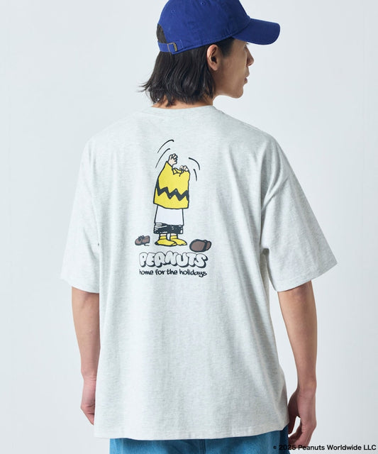 PEANUTS × FREAK'S STORE 查理布朗史奴比寬版短袖T恤上衣