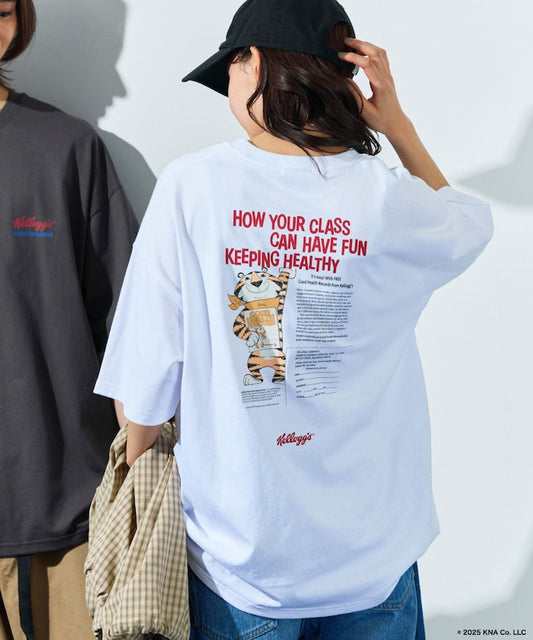 FREAK'S STORE x Kellogg's special order big silhouette back print T-shirt / TONY 印花T恤