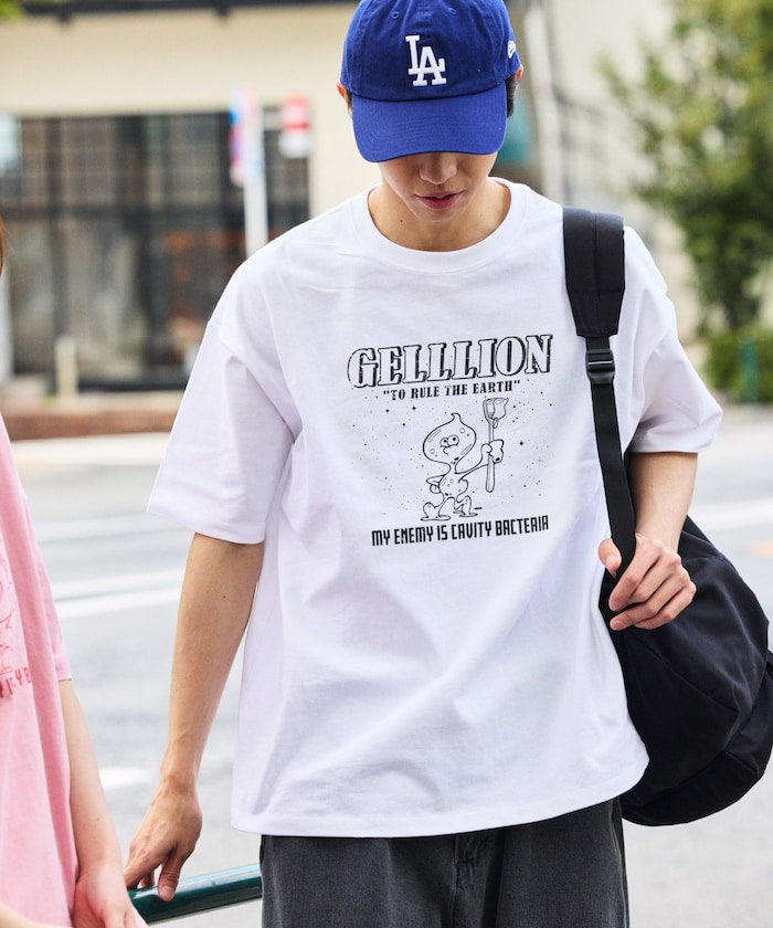 FREAK'S STORE GELLLION Relaxed Fit Crew Neck Printed T-Shirt / BACTERIA 印花短袖T恤
