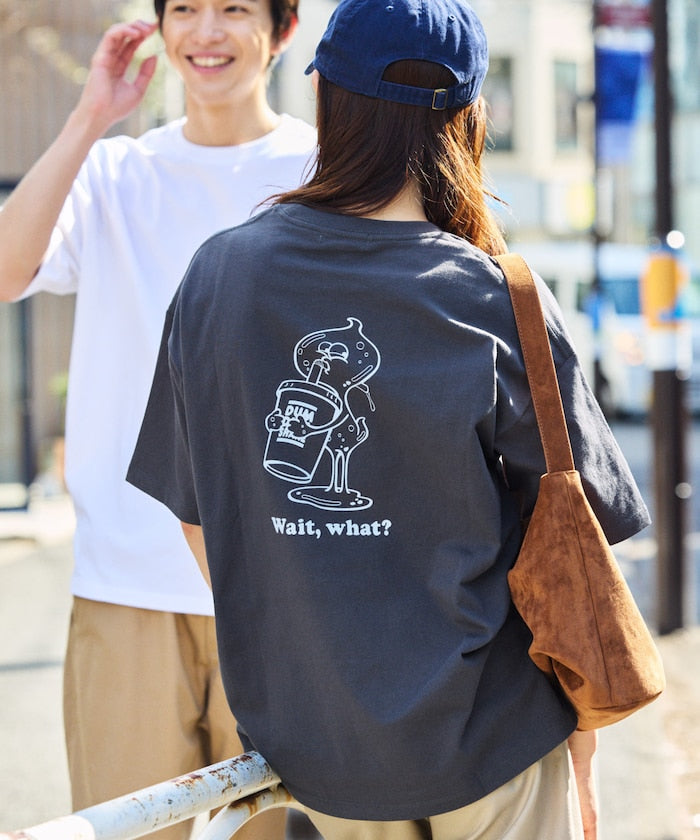 FREAK'S STORE GELLLION Relaxed Fit Crew Neck Printed T-Shirt / DRINK GEL 印花短袖T恤