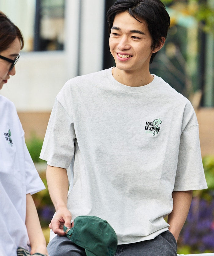 FREAK'S STORE GELLLION Relaxed Fit Crew Neck Printed T-Shirt / GEL OP 刺繡圖案短袖T恤