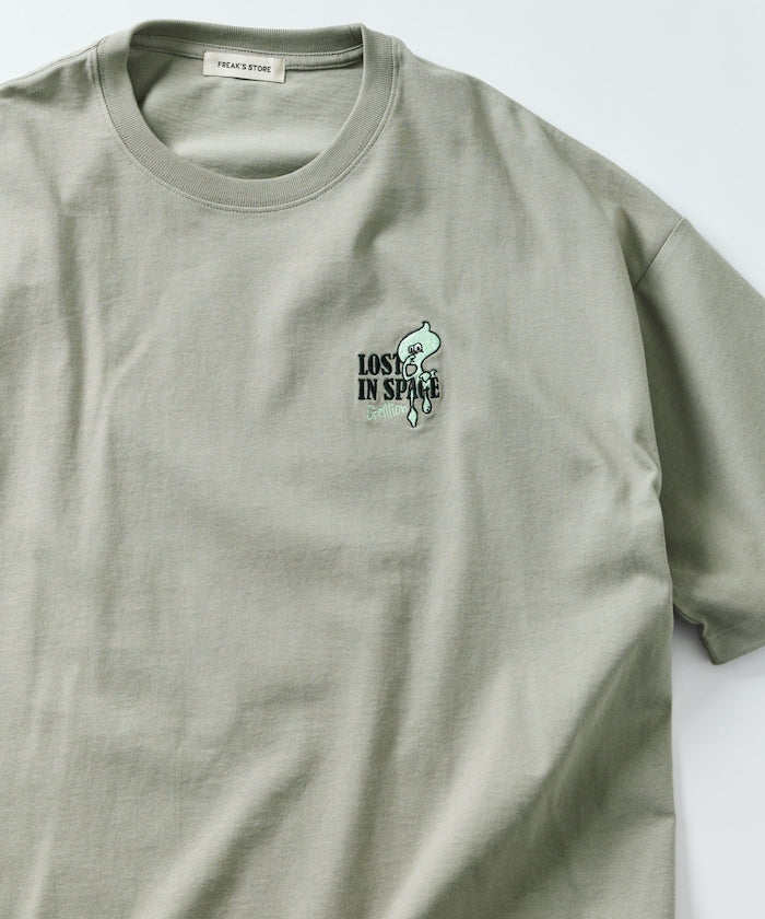 FREAK'S STORE GELLLION Relaxed Fit Crew Neck Printed T-Shirt / GEL OP 刺繡圖案短袖T恤