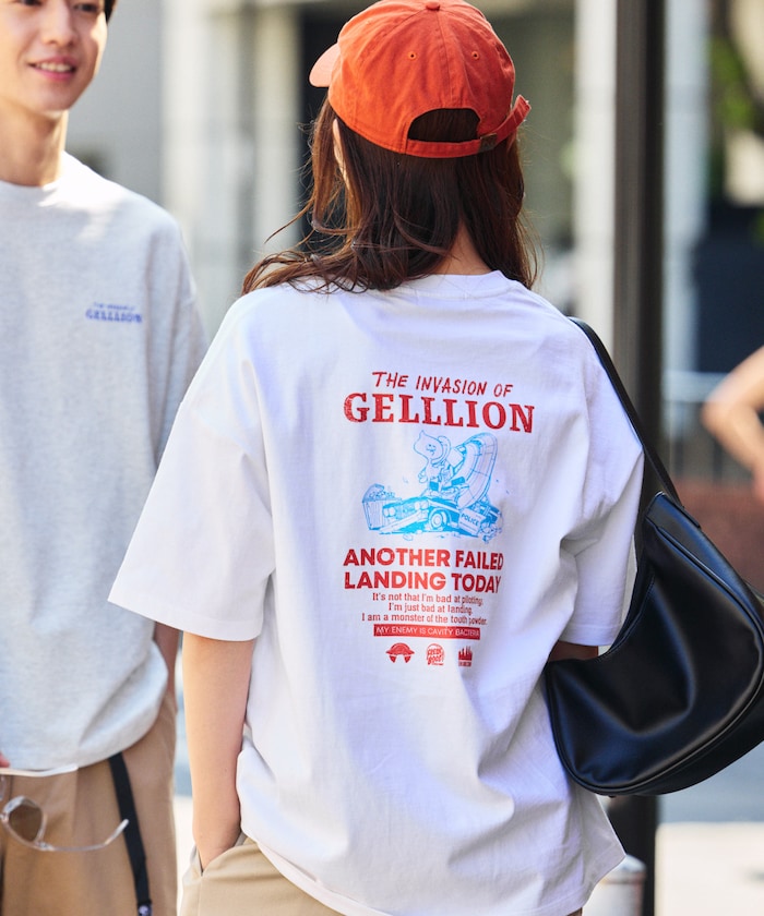 FREAK'S STORE GELLLION Relaxed Fit Crew Neck Printed T-Shirt / GEL UFO 印花短袖T恤