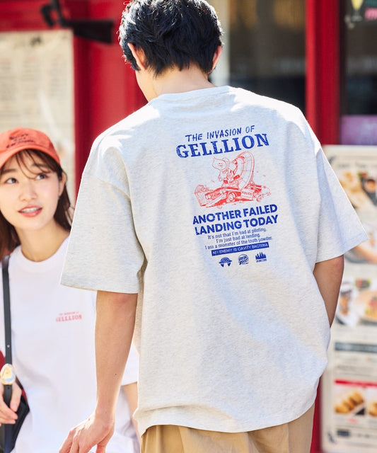 FREAK'S STORE GELLLION Relaxed Fit Crew Neck Printed T-Shirt / GEL UFO 印花短袖T恤