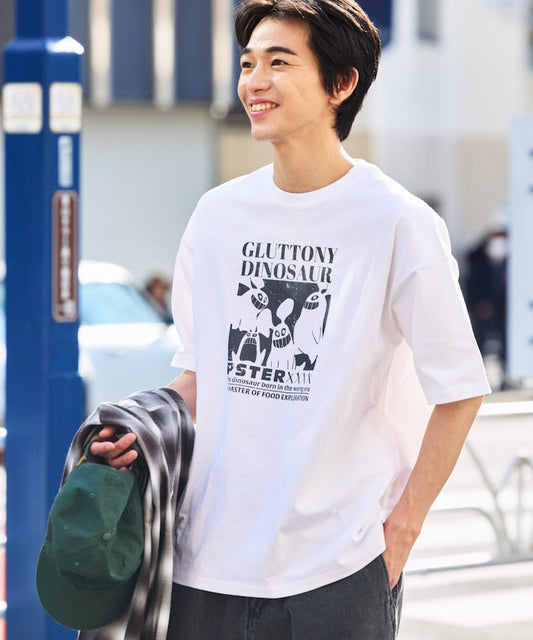 FREAK'S STORE PSTER Puster Relaxed Fit Back Print Crew Neck T-Shirt / PSTERXXXX 印花短袖T恤