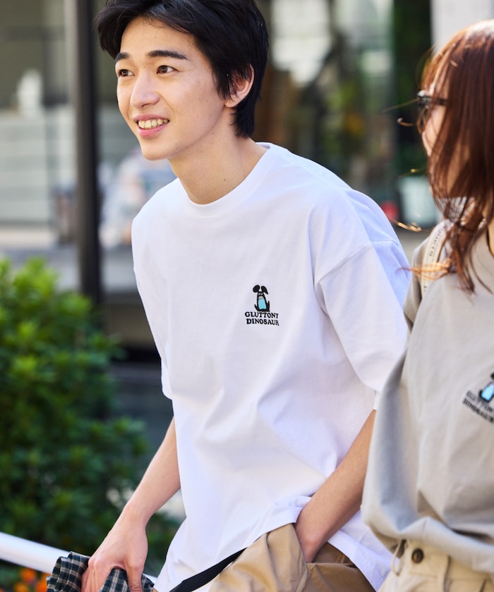 FREAK'S STORE PSTER Puster Relaxed Fit Back Print Crew Neck T-Shirt / PSTER OP 刺繡圖案短袖T恤