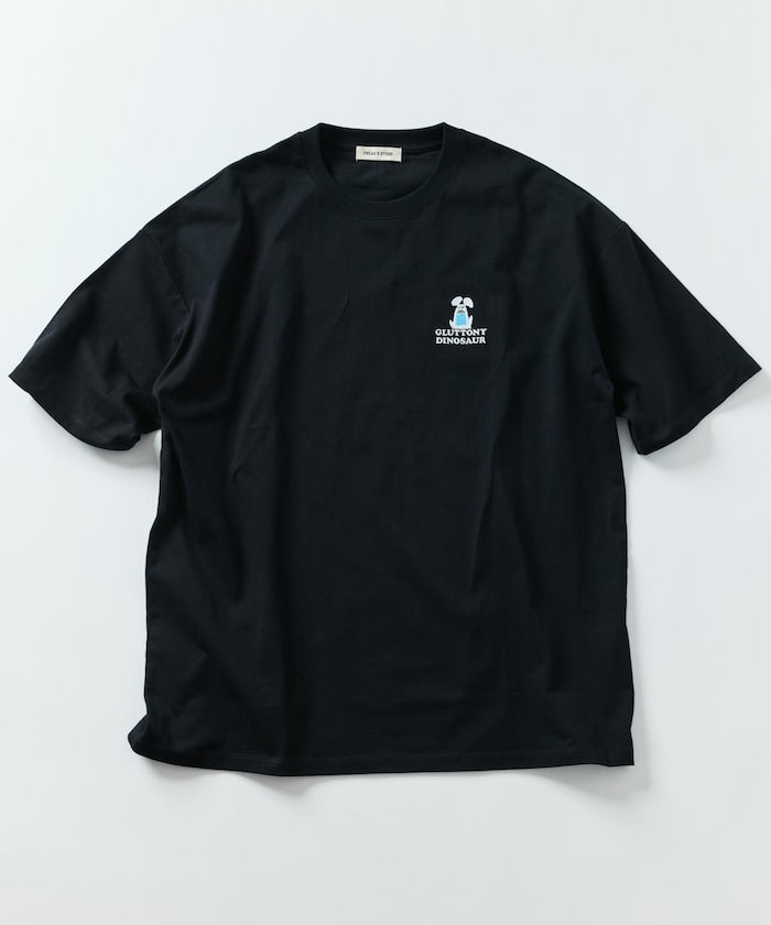 FREAK'S STORE PSTER Puster Relaxed Fit Back Print Crew Neck T-Shirt / PSTER OP 刺繡圖案短袖T恤