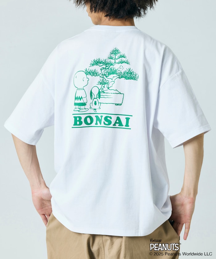 FREAK'S STORE x PEANUTS Big Silhouette Back Print T-Shirt / BONSAI 印花短袖T恤