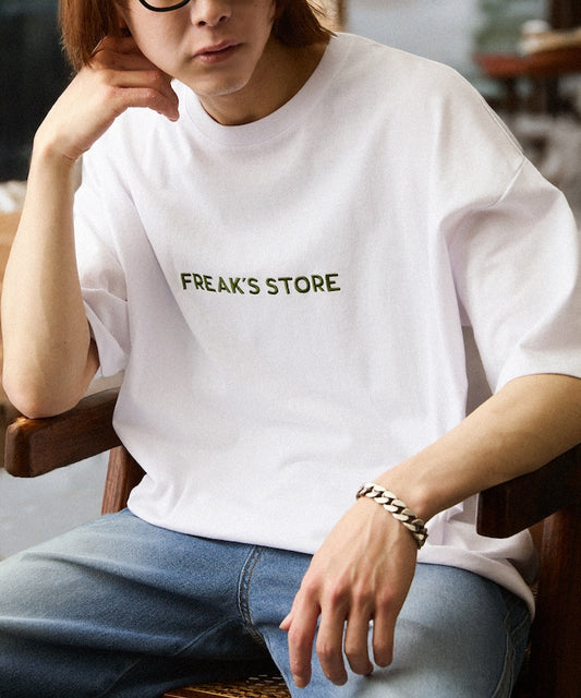 FREAK'S STORE Relaxed Fit Embroidered Logo T-Shirt 簡約LOGO短袖T恤