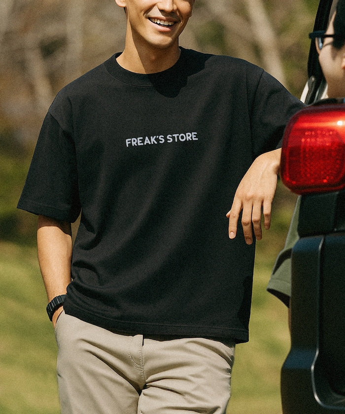 FREAK'S STORE Relaxed Fit Embroidered Logo T-Shirt 簡約LOGO短袖T恤