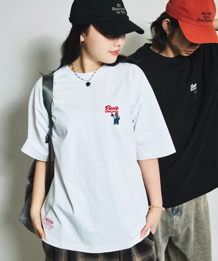 BEN DAVIS × FREAK'S STORE 限定寬版刺繡圓領T恤