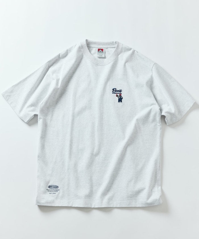 BEN DAVIS × FREAK'S STORE 限定寬版刺繡圓領T恤