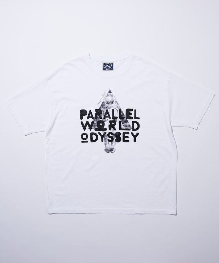 I Need You Baby アイニーヂューベイべー PARALLEL WORLD ODYSSEY Triangle Logo TEE 印花短袖T恤