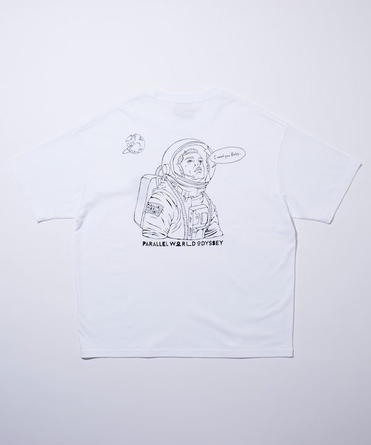I Need You Baby アイニーヂューベイべー PARALLEL WORLD ODYSSEY ASTROMAN TEE 印花短袖T恤
