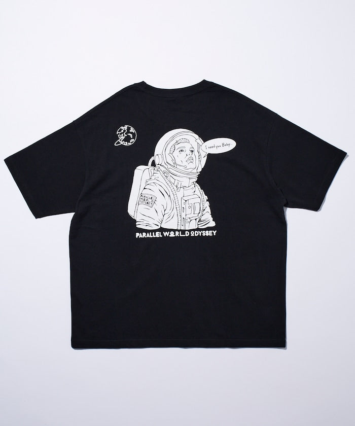 I Need You Baby アイニーヂューベイべー PARALLEL WORLD ODYSSEY ASTROMAN TEE 印花短袖T恤