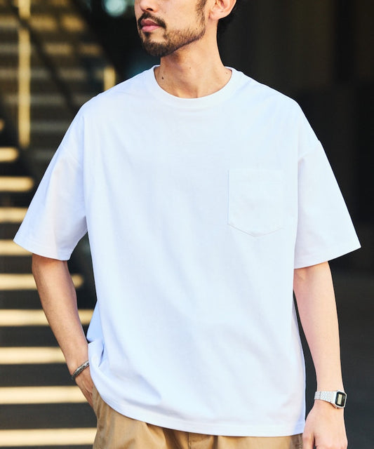 FREAK'S STORE STORATECH 抗菌防臭寬版圓領短袖T恤上衣