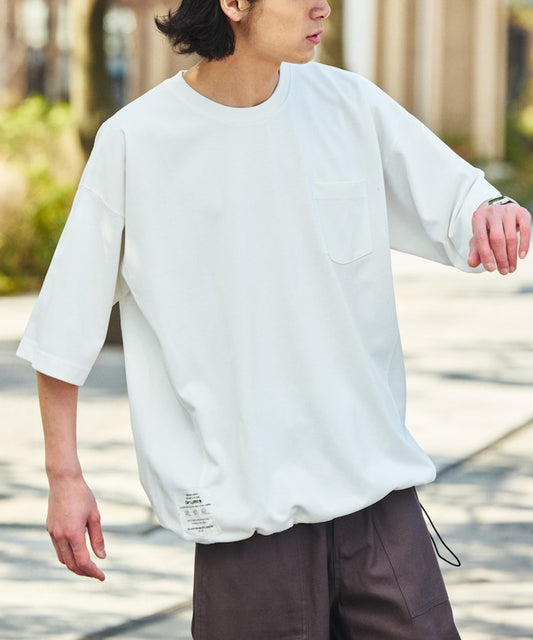 FREAK'S STORE Drymix® 寬版拼接短袖T恤上衣