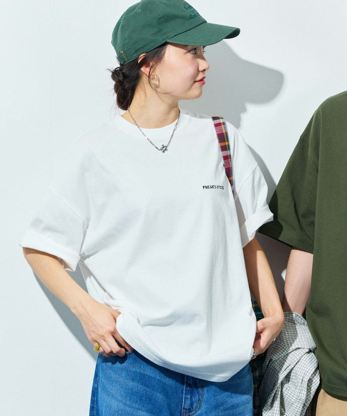 FREAK'S STORE Relaxed fit logo crew neck T-shirt 簡約LOGO短袖圓領T恤