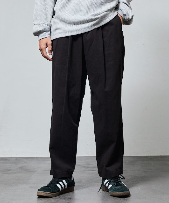 FREAK'S STORE Semi-wide silhouette climbing Pants 打褶休閒登山褲