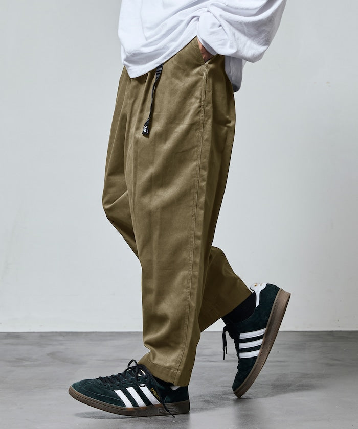 FREAK'S STORE Semi-wide silhouette climbing Pants 打褶休閒登山褲