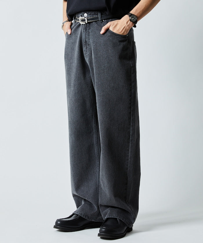 FREAK'S STORE Wide Straight Denim pants 寬版直筒牛仔褲