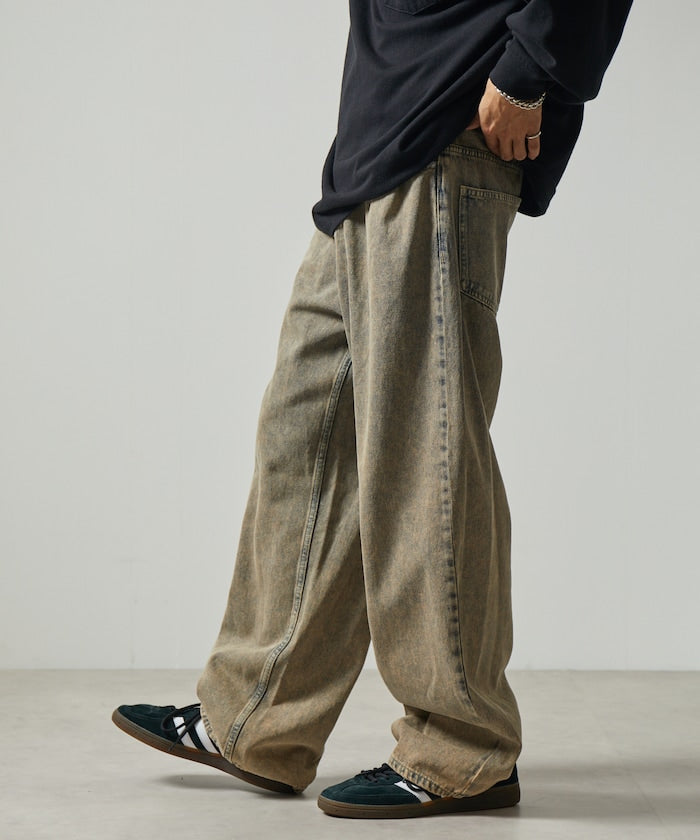FREAK'S STORE Wide Straight Denim pants 寬版直筒牛仔褲