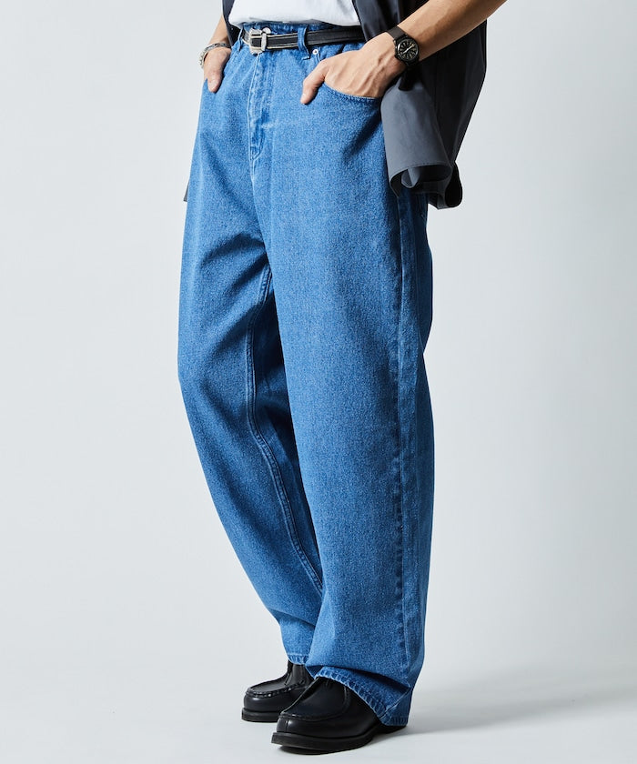 FREAK'S STORE Wide Straight Denim pants 寬版直筒牛仔褲