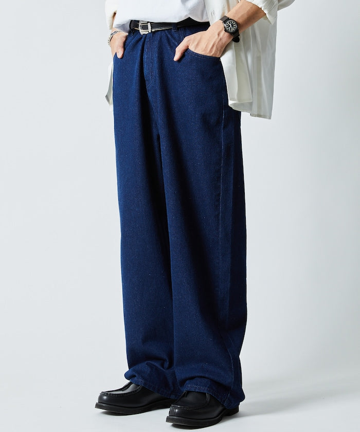 FREAK'S STORE Wide Straight Denim pants 寬版直筒牛仔褲