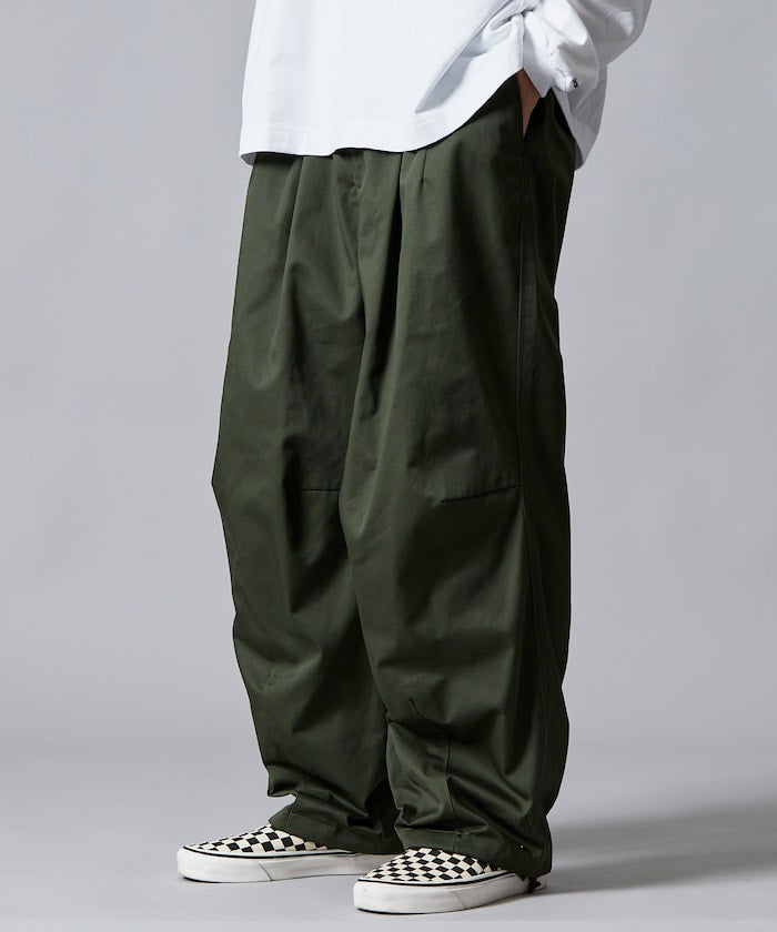 FREAK'S STORE Wide Silhouette Military Circus Pants 寬版軍裝風錐形褲
