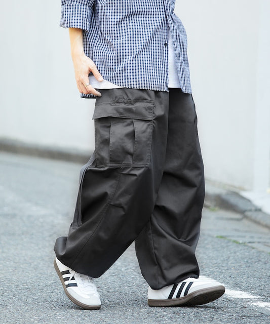 FREAK'S STORE Wide silhouette vintage style cargo Pants 寬版復古工裝褲