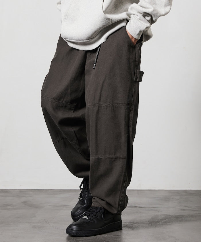 FREAK'S STORE Wide-cut duck double-knee climbing Pants 寬版休閒登山褲