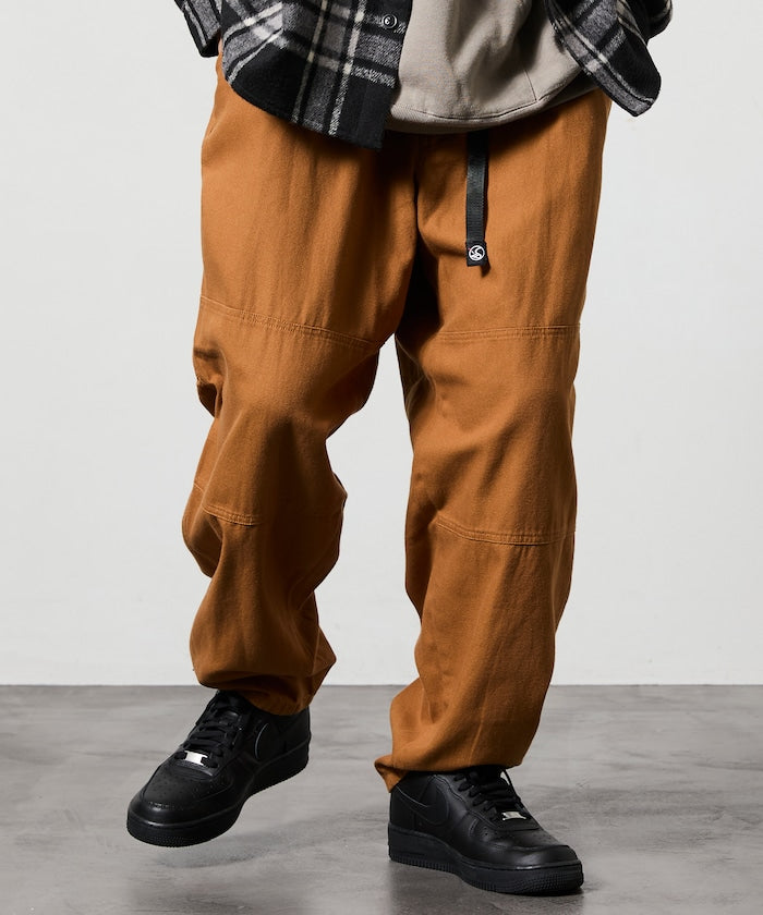 FREAK'S STORE Wide-cut duck double-knee climbing Pants 寬版休閒登山褲