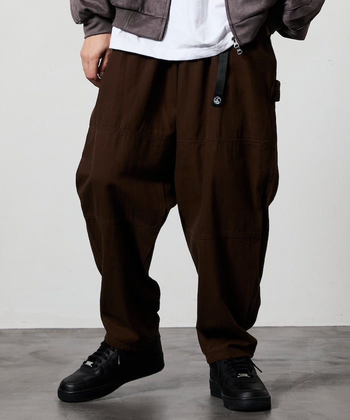 FREAK'S STORE Wide-cut duck double-knee climbing Pants 寬版休閒登山褲