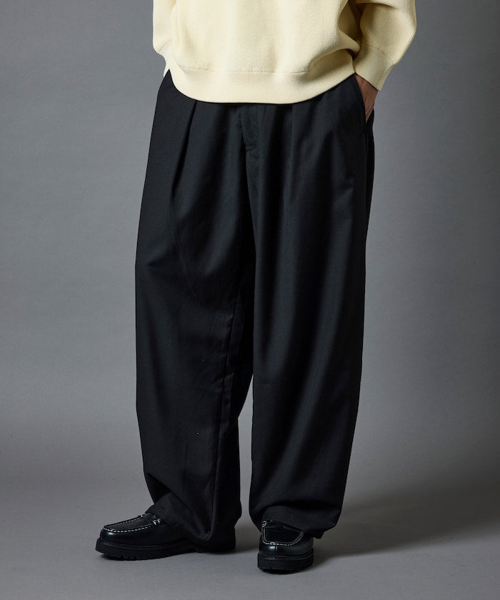 FREAK'S STORE Wide silhouette barrel leg Slacks Pants 寬版休閑西裝褲【預約商品 | 2025/10上旬出貨】