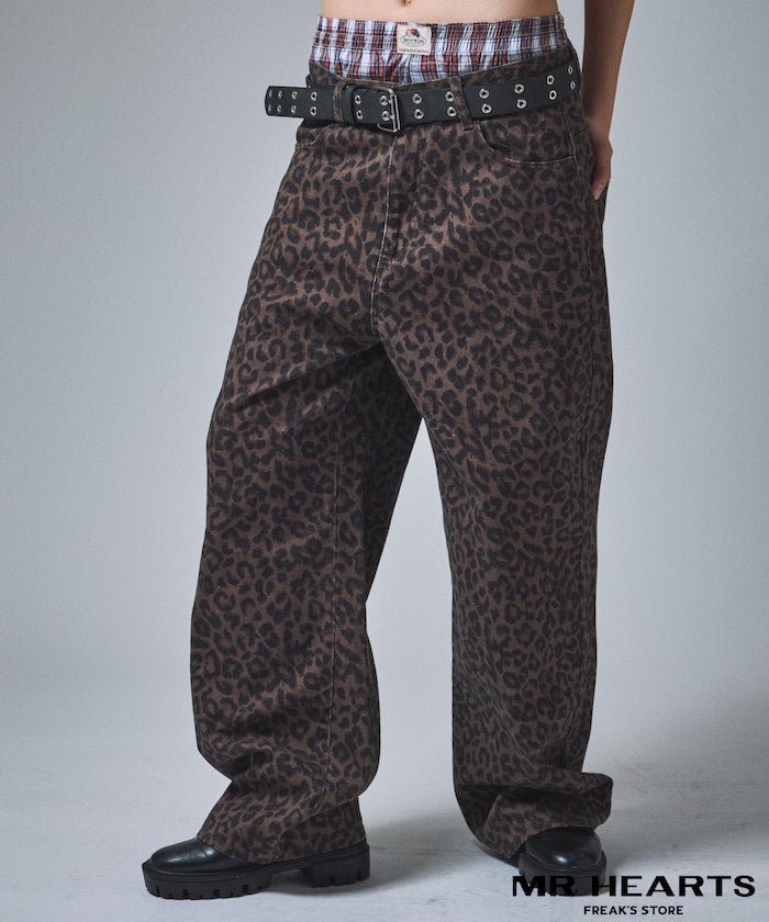 MR HEARTS VINTAGE WASH WIDE STRAIGHT DENIM 復古水洗牛仔褲