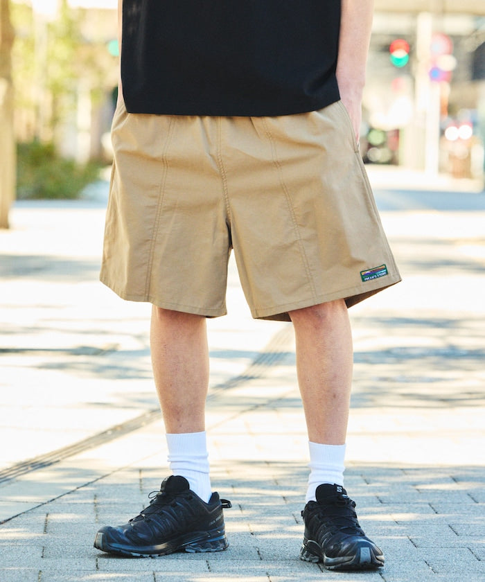 FREAK'S STORE Cotton nylon packable easy shorts 可收納休閒短褲