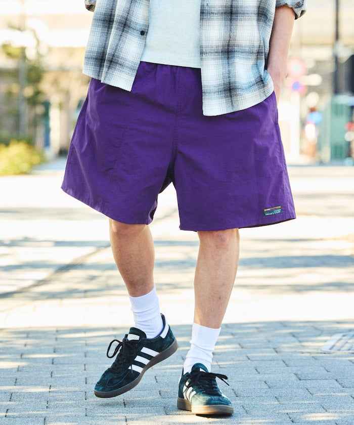 FREAK'S STORE Cotton nylon packable easy shorts 可收納休閒短褲