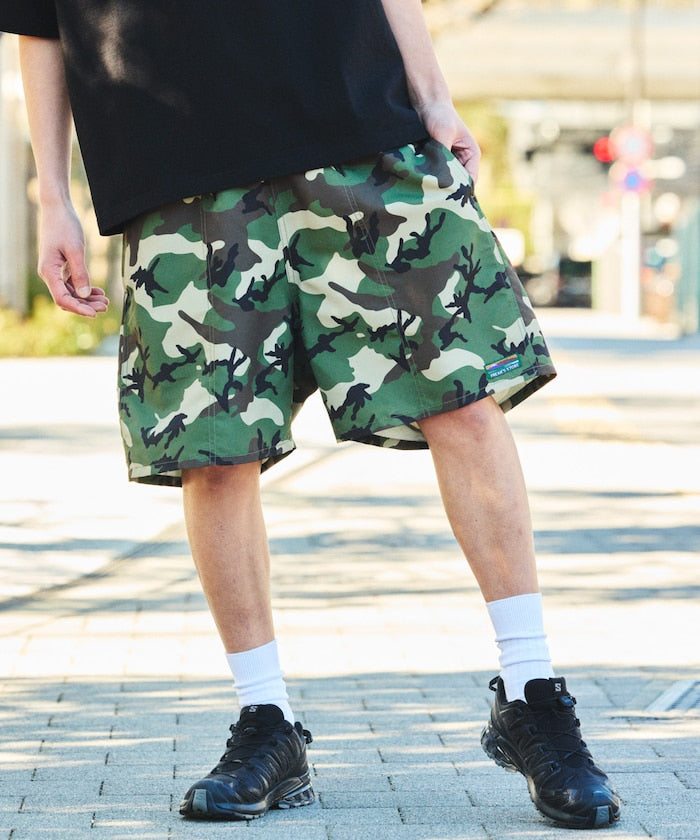 FREAK'S STORE Cotton nylon packable easy shorts 可收納休閒短褲