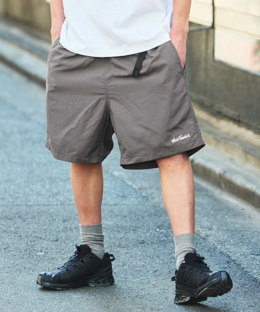 WILD THINGS × FREAK'S STORE 刺繡LOGO登山短褲