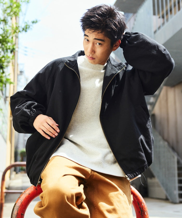FREAK'S STORE Oversized stand-collar duck Blouson 絎縫加厚拉鍊夾克【預約商品 | 2025/10上旬出貨】