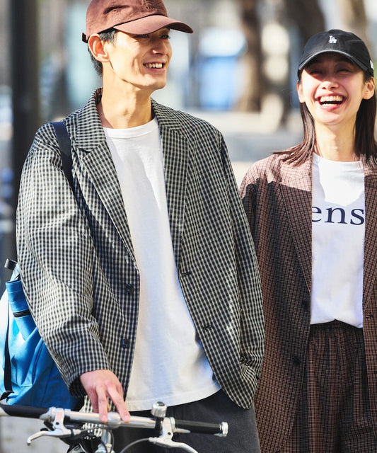 特價 FREAK'S STORE 寬版格紋襯衫西裝外套