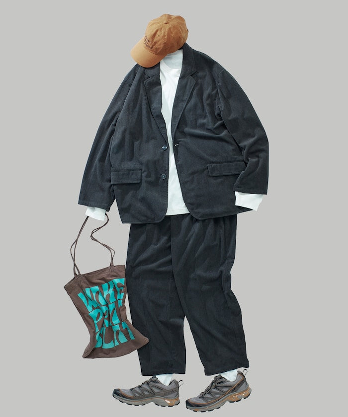 FREAK'S STORE Relax Fit Corduroy Setup 寬版燈芯絨套裝(西裝外套+長褲)