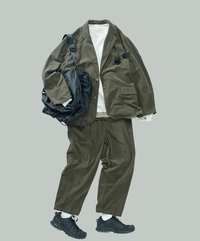 FREAK'S STORE Relax Fit Corduroy Setup 寬版燈芯絨套裝(西裝外套+長褲)