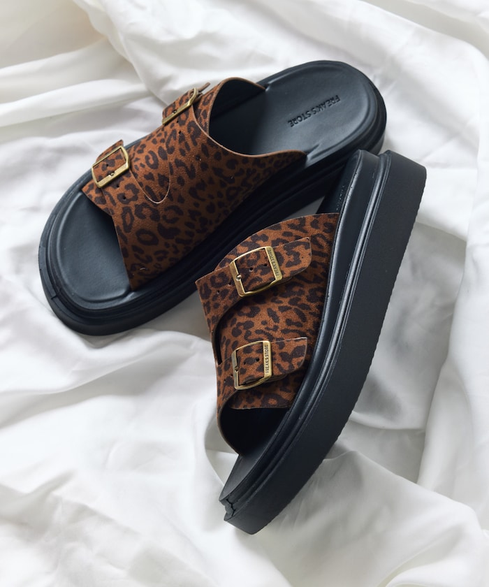 FREAK'S STORE Double monk strap slide Sandal 雙扣厚底涼鞋